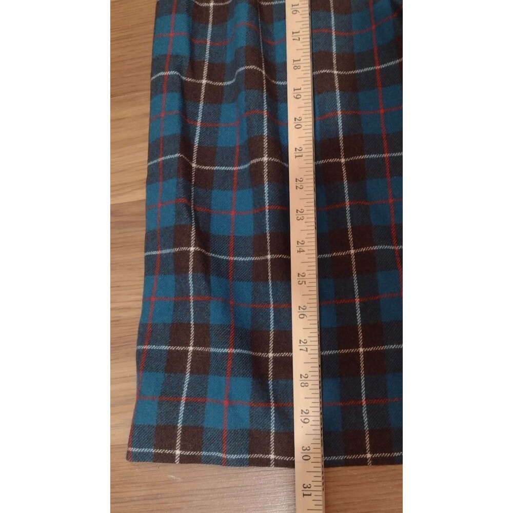 Vintage Pendleton Skirt Authentic Mac Kinnon Hunting Tartan Wool Size 10 USA - Picture 10 of 16